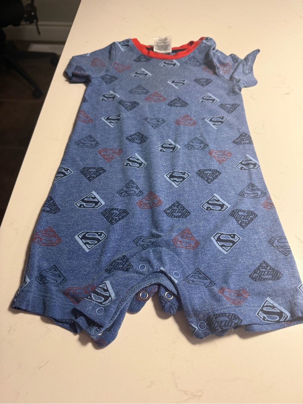 DC Comics Superman Short Sleeve Baby One-Piece